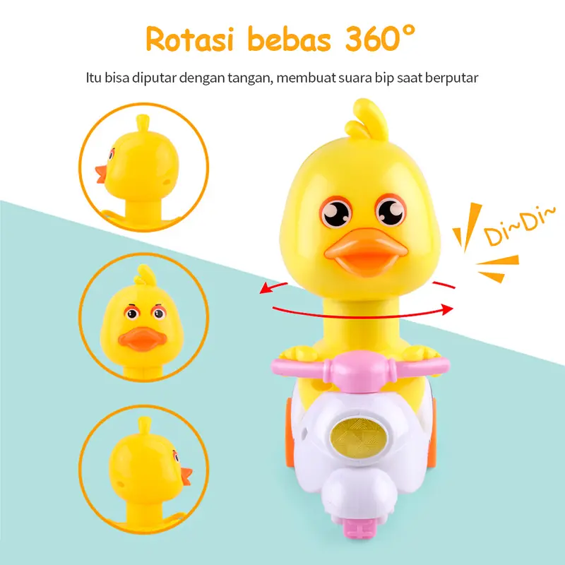 BAMBINO Mainan Anak Bayi Bebek Motor Tanpa Baterai 5