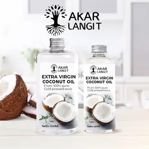 Virgin Coconut Oil VCO 1 Liter AKARLANGIT- Minyak Kelapa Murni