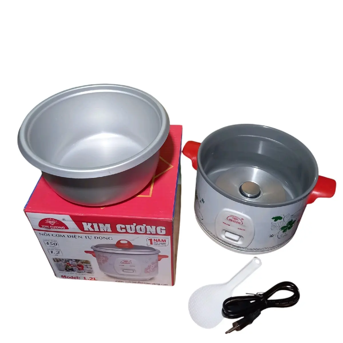 Nồi cơm điện Kim Cương dung tích 1,2L - Model mới nhất