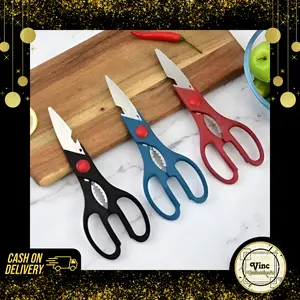 Gunting Dapur Serbaguna / Scissor / Gunting Tajam / Pemotong Buah Dan Sayuran / Gunting Kertas