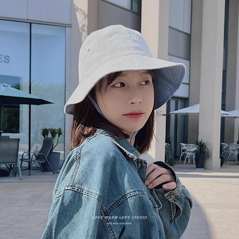 Mũ tai bèo nón bucket cột dây  phong cách unisex mẫu mới hàng có sẵn 8