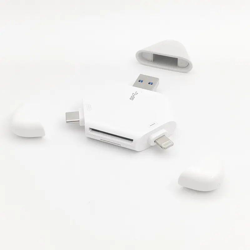 Đầu đọc thẻ nhớ SD/TF đa năng có cổng Type-C, USB – dành cho điện thoại di động, laptop, PC - LAMJAD STORE 7