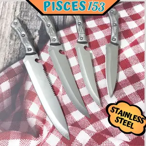 Pisau dapur stainless steel berbagai ukuran