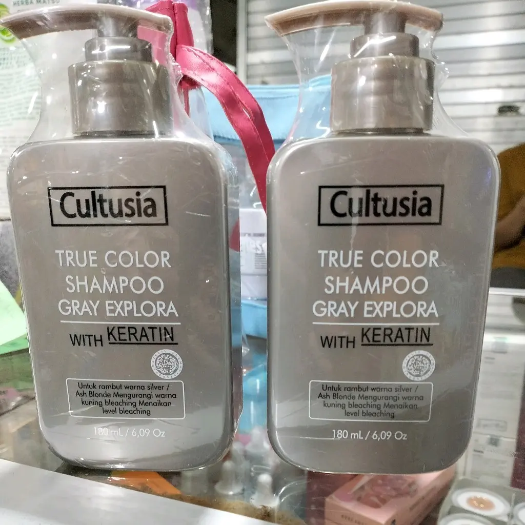 cultusia sampo silver 180ml.shampoo gray explora 180ml