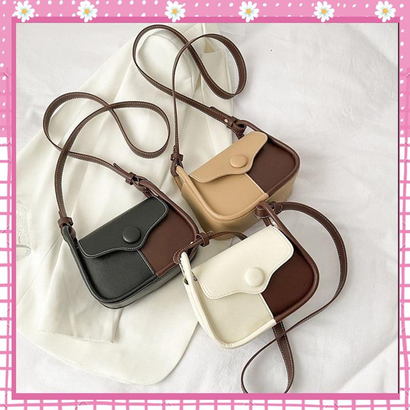  Túi xách nữ đẹp da mềm vá mầu 625 túi đeo chéo Hàn Quốc Đi chơi Bachhoaonline68 