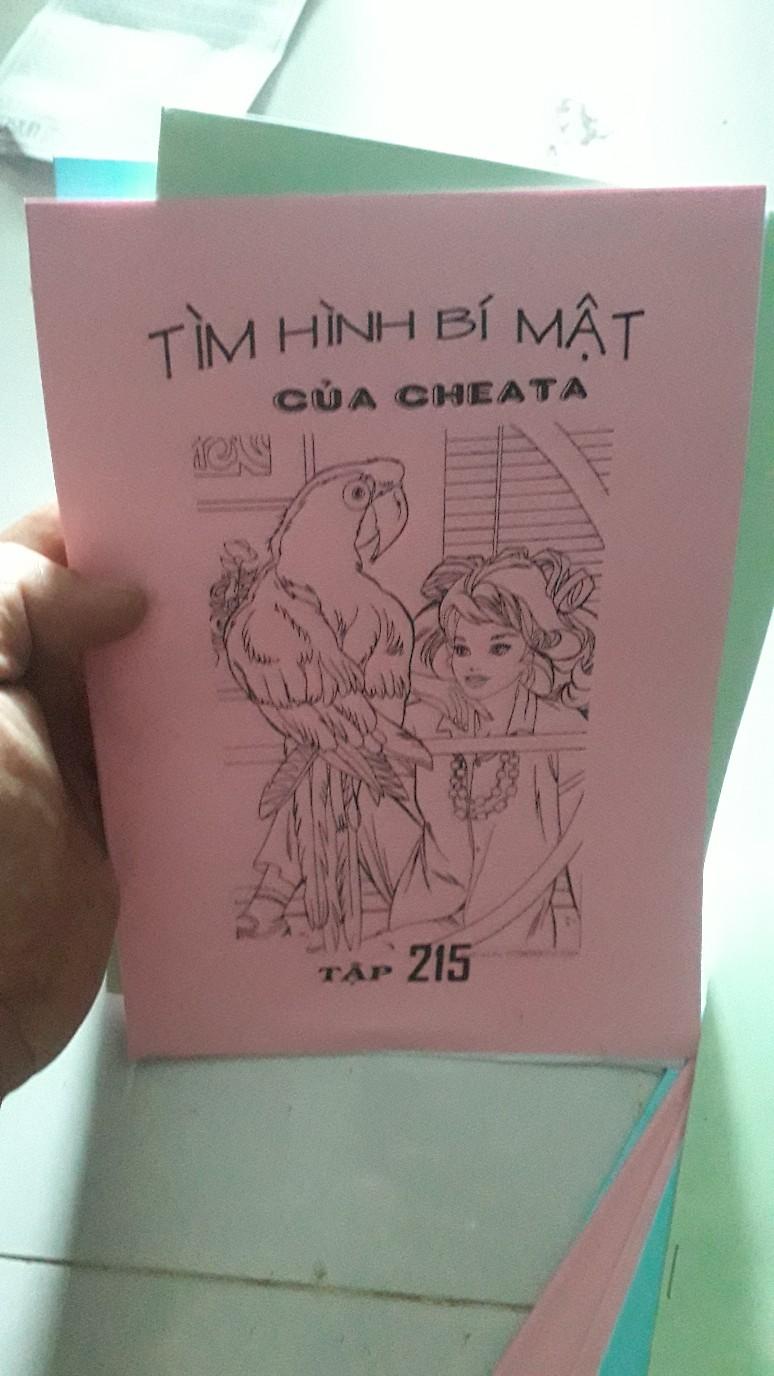 Product Introduction of Bộ 5 cuốn tập khác nhau tô màu bí mật tata hoặc cheata bằng giấy 5