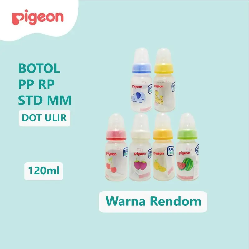 Pigeon Botol Assorted Standard / Botol Standart MM / Botol Susu Bayi 6