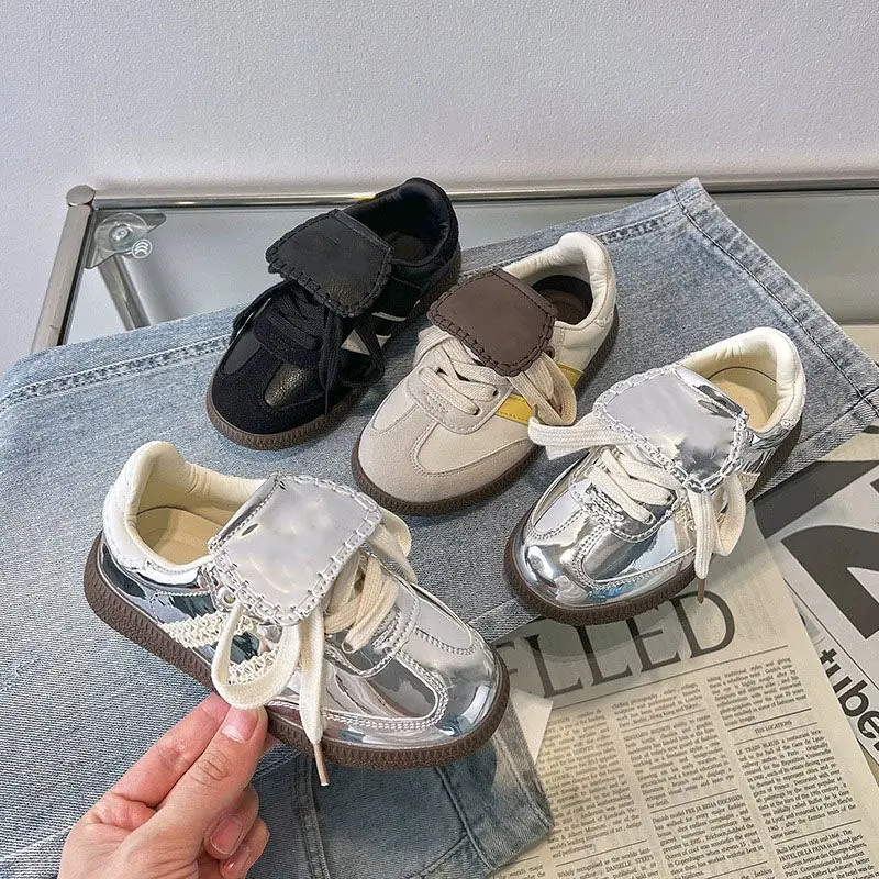 Giày Trượt ván Đệm Nhồi Bông Cho Trẻ Em, Đế Mềm, Giày Tập Luyện Đức, Dành Cho Bé Trai Và Bé Gái, Giày Thể Thao Mùa Đông Mới 2023, Giày Độn Bông Cách Nhiệt Quai Dán, Thích Hợp Cho Trẻ Em Sneaker Sport