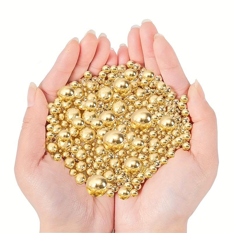 Product Introduction of Golden Pearl Sugar Sprinkles - 85G/130G, Non-Edible Cake & Cupcake Toppers For Weddings, Showers, Birthdays & Christmas Celebrations 1