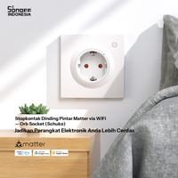 Gambar SONOFF Smart Wall Socket WS01TPF-E Orb Socket Matter Over WiFi Colokan Dinding IoT dari Sonoff Indonesia Kota Administrasi Jakarta Pusat 4 Tokopedia