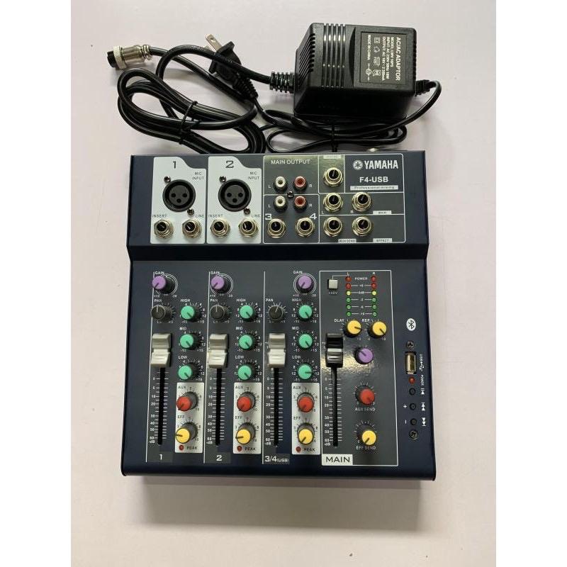 Bộ trộn âm thanh Mixer YAMAHA F4 có Bluetooth có chân USB mẫu mới hàng chất lượng.