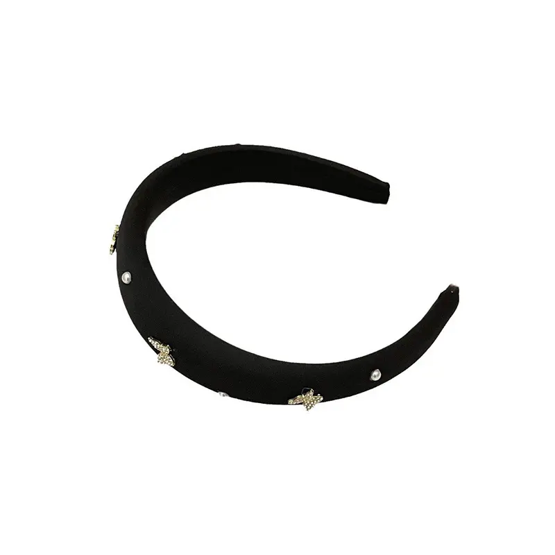 Ins-Style Butterfly Headband, Face-Flattering High Crown Hairband, Elegant French Hair Accessory for Flyaway Control. This exquisite headband features butterfly design, perfect for face-flattering high crown looks.