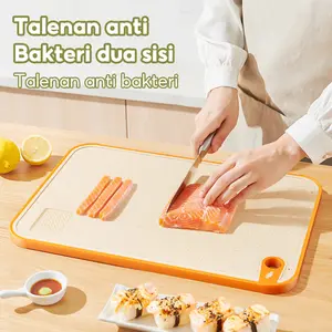 Talenan 2 sisi / Talenan anti bakteri / talenan anti jamur / talenan daging Kitchenware Sayur