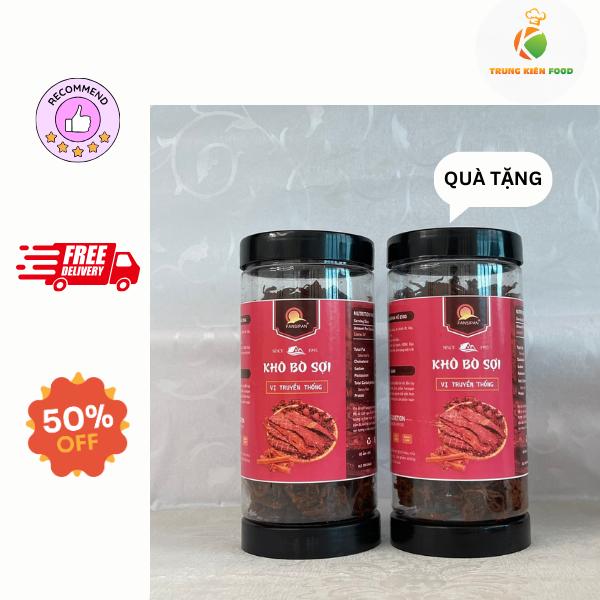 COMBO 1 HỘP KHÔ BÒ SỢI 250g/hộp - [TẶNG 01 KHÔ BÒ SỢI 250g] - Thơm ngon đậm vị - Snack Food Đồ ăn vặt Vietnam Thức Ăn 2