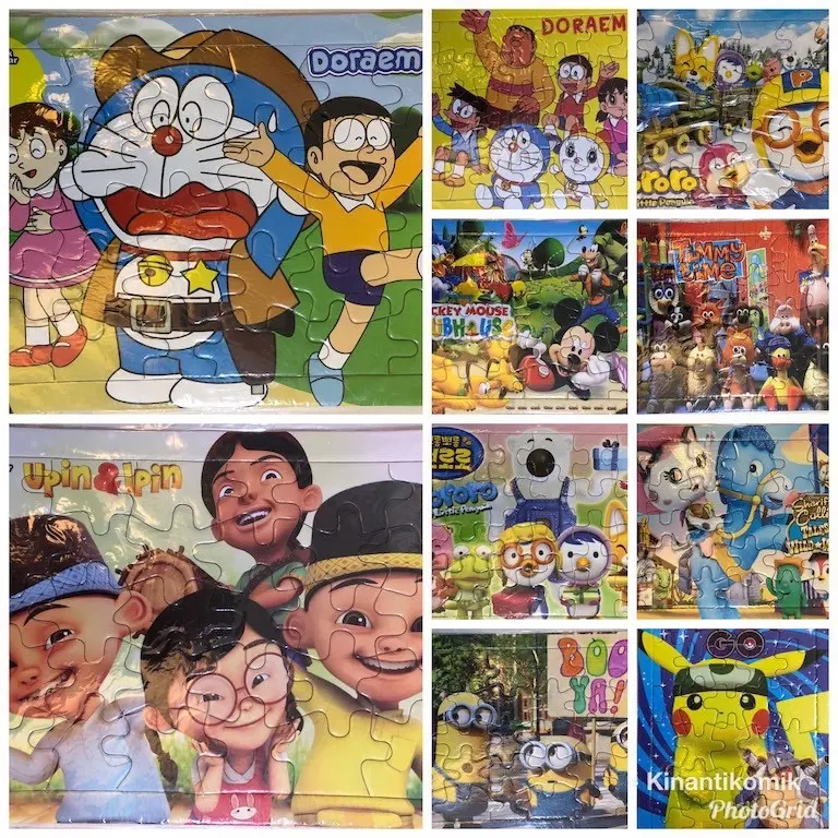 Aneka Puzzle Karton ukuran sedang 2