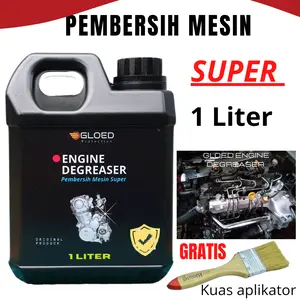 Cairan Pembersih kerak mesin Motor dan mobil Gloed Engine degreaser 1 Liter Car