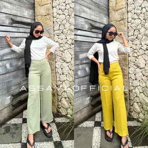 Celana Kulot Wanita Scuba Premium Super Tebal - Cullote Scuba Wide Leg Kulot Premium Celana Kulot Wanita Scuba Premium Super Tebal - Cullote Scuba Wide Leg Kulot Premium