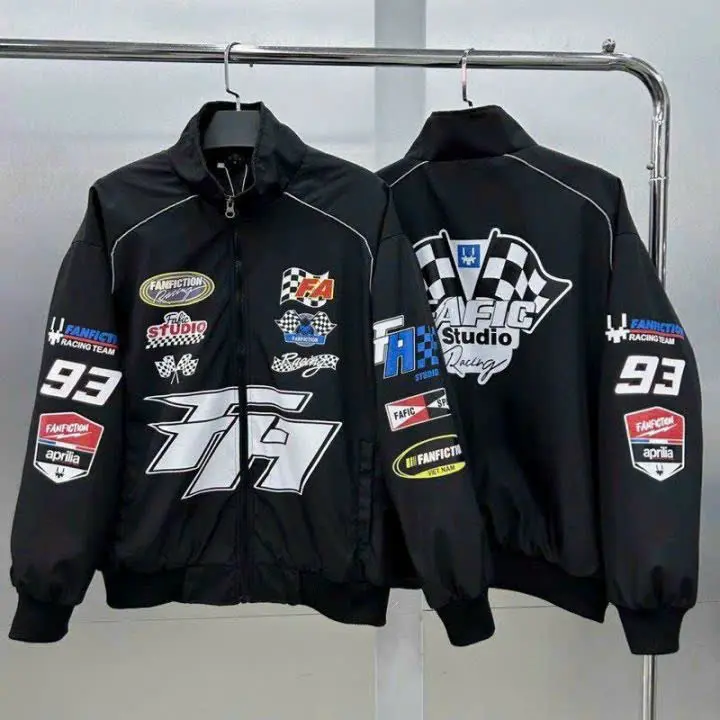 Ao Khoác Dù Nam Nữ Jacket Vải 2 Lớp Chạy Viền In Chữ Nhiều (Mã 05), Áo Khoác Đi Phuợt Phong Cách Trẻ Trung Menswear