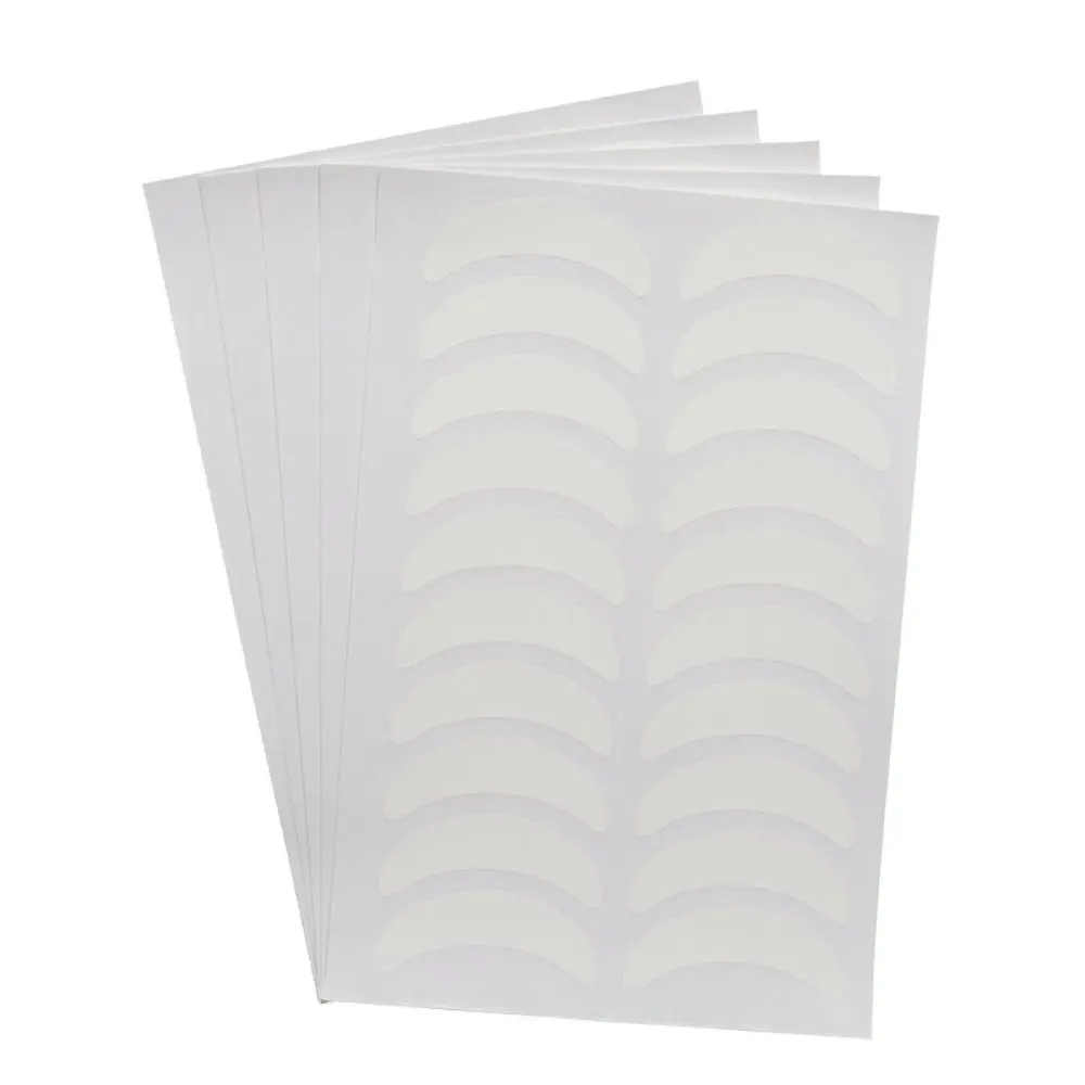 100Pcs/set Skin Protection Salon Eyelash Extension Patches Natural Eye Lashes White Eyelashes Paper Adhesive Tape Separation Sticker Makeup Tools Under Eye Gel Pads