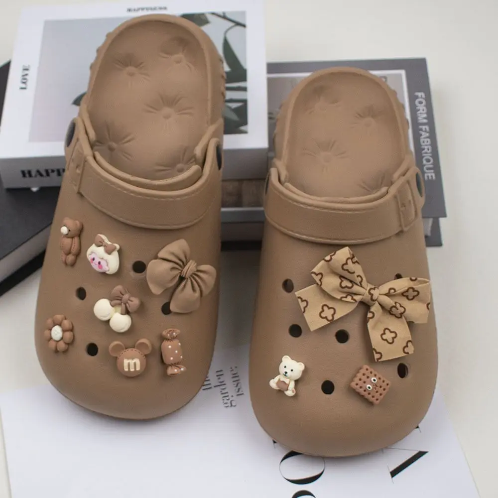 Charm Croc, Cho Dép Và Phụ Kiện, Thiết Kế Trà Bong Bóng Hợp Xu hướng Màu Sắc, Khóa Giày, Charm Giày Croc, Đồ Trang Trí Giày Trong Vườn Tự Làm