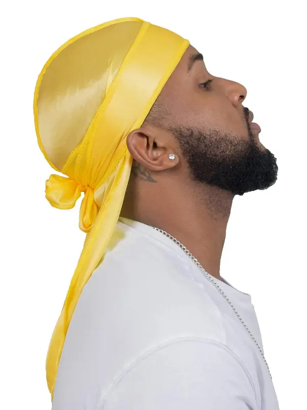 Men's Solid Color Durag, Casual Comfortable Soft Breathable Outdoor Sports Daily Hats, Fashion Bow Hat Cap Accessories for Men 8