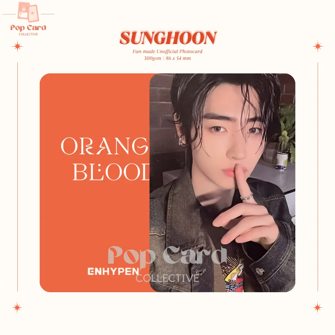 ENHYPEN] Orange Blood Soundwave Lucky Draw R2 Fan-made Unofficial