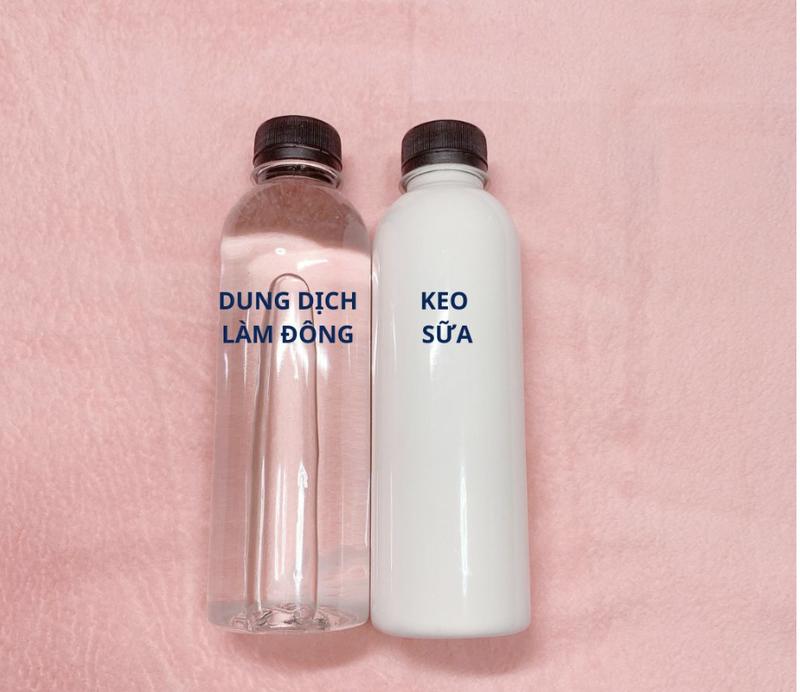  Dung Dịch Làm Đông Slime Activator + Keo Sữa Đóng Chai - Nguyên liệu làm slime 