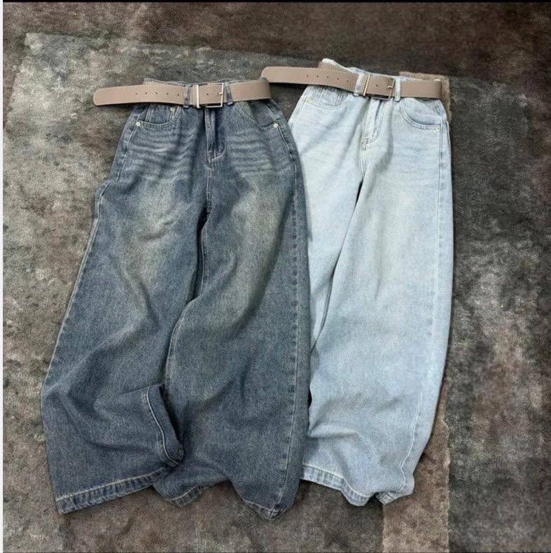 Product Introduction of [MẪU MỚI] QUẦN JEAN ỐNG SUÔNG CẠP CAO HÁCH DÁNG PHONG CÁCH HQ SIÊU XINH 2 MÀU HOTTREND Women 4