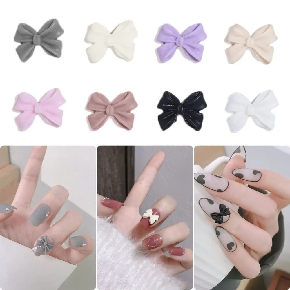 Bộ 10 Mảnh Trang Trí Móng Tay, Đồ Dùng Resin, Kim Cương Giả 3D, Thiết Kế Làm Móng Tay Tự Làm, Kẹp Tóc, Hàng Mới Về