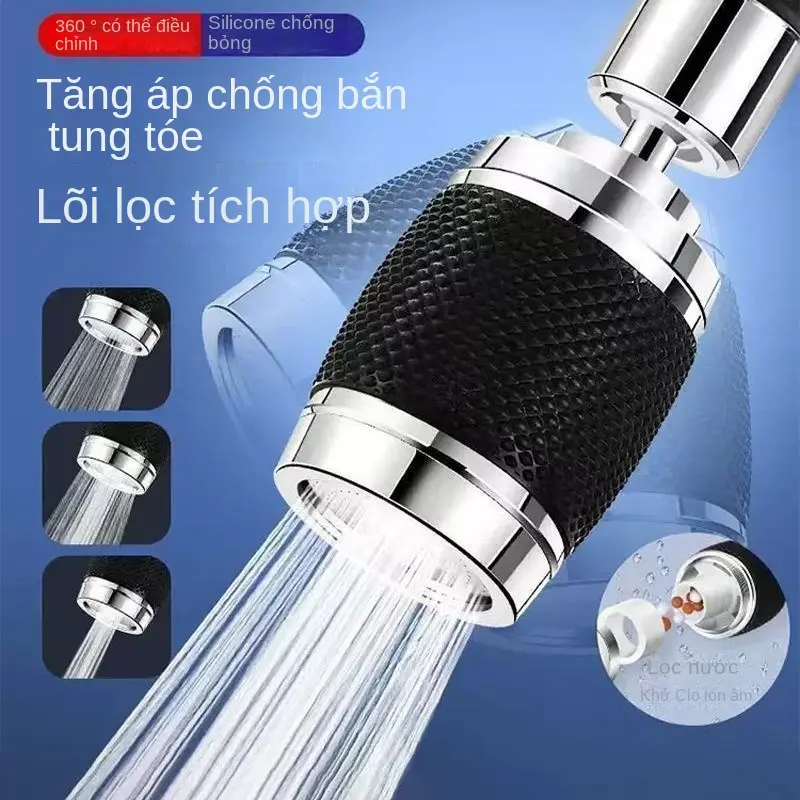 Bộ lọc nước vòi, Bộ lọc nước vòi ba giai đoạn, cho bồn rửa nhà bếp, Bộ lọc tăng áp gia đình, Chống bắn tung tóe, Xoay đa năng
