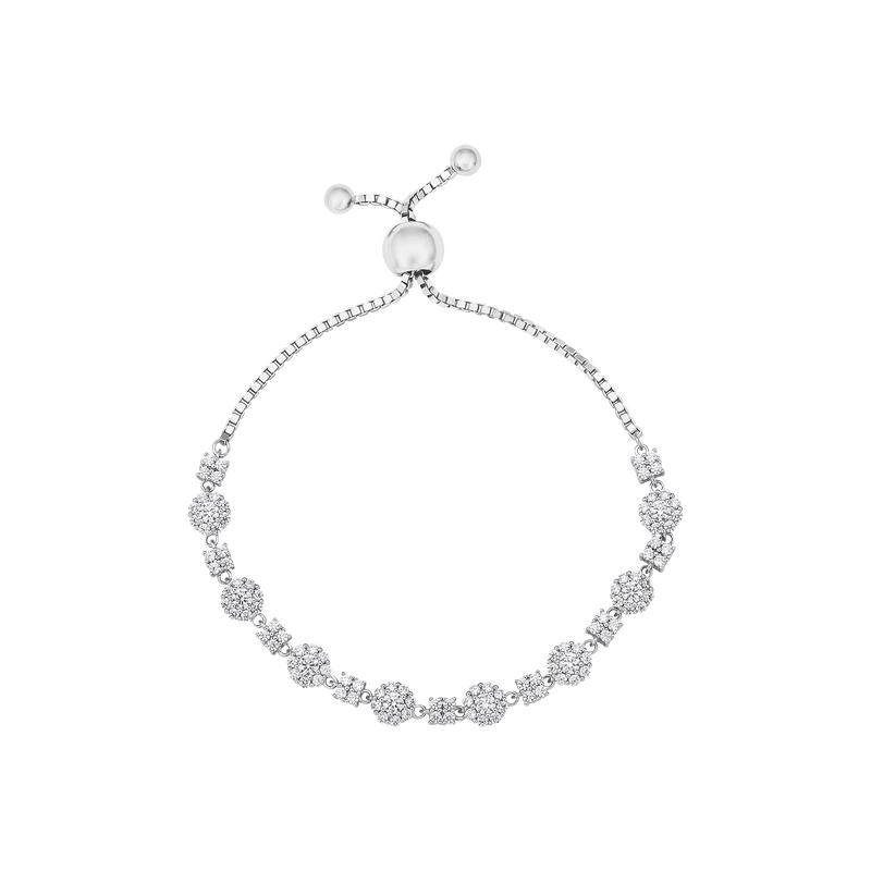 Lắc tay Bạc đính đá PNJSilver XMXMW060059