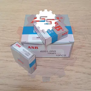 Bearing/laher 6201 2rs ASB tutup karet (isi 10pcs/1pack)