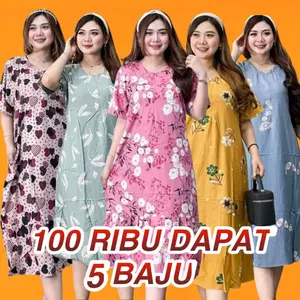 Daster Murah 100 Dapat 5 PCS Random Cantik | Daster murah | Paket Usaha | Grosir daster | Paket Daster Usaha | Daster Murah Banget | Daster Wanita Murah | Daster Grosir Murah | Daster Kekinian Murah | Daster Viral | Grosir Daster Termurah Kekinian