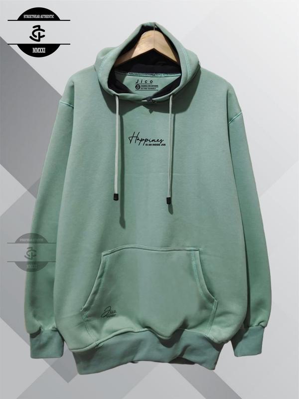 Hoodie Premium Pria Wanita Brand Lokal KOta Bandung LIst Happiness 2