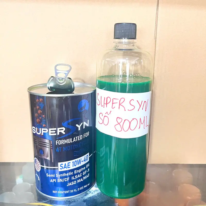 Nhớt Super Syn Cho Xe Số 946ml Êm Mát Động Cơ Nguyên Liệu Nhập Khẩu Từ Mỹ Phụ Tùng 6
