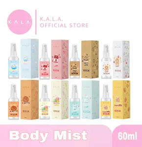 KALA Body Mist Perfume 60ml Spray Parfume Tahan Lama Vanilla Popcorn BPOM KALA Body Mist Perfume 60ml Spray Parfume Tahan Lama Vanilla Popcorn BPOM