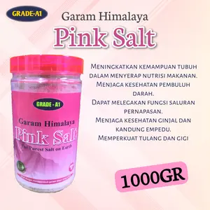 Garam Himalaya Grade A1 kemasan 1kg PinkSalt