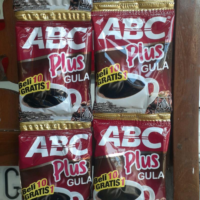 30 PCS 3renteng Kopi ABC plus gula 18 gram manis nya pas 4