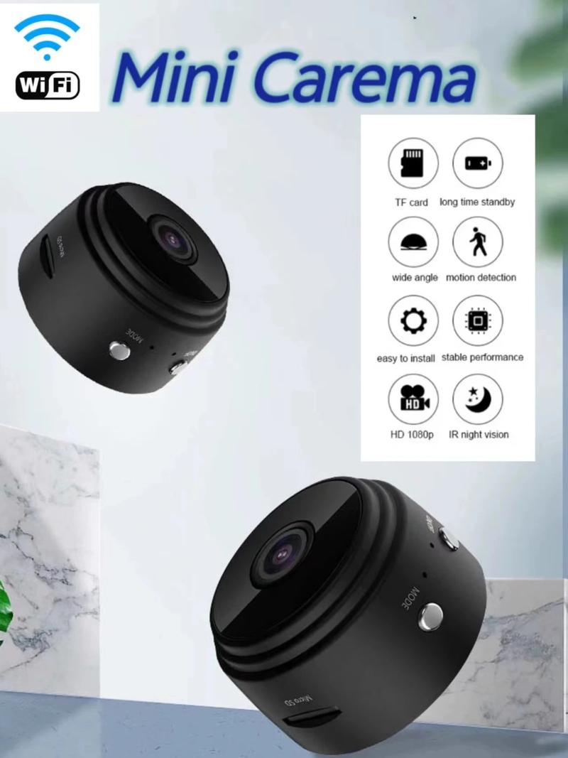 Product Introduction of Camera IP không dây A9, WiFi, 1080P, sử dụng Trong Nhà và ngoài trời, Kích thước nhỏ, Camera di động ban đêm giám sát, Thích hợp cho trẻ sơ sinh và thú cưng, với điều khiển an ninh 0