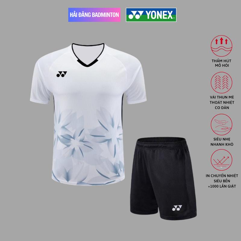 Áo Cầu Lông, Bóng Bàn, Bóng Chuyền,... 2025 thoáng khí, co giãn Unisex Sport Chạy Bộ Nam Top A493