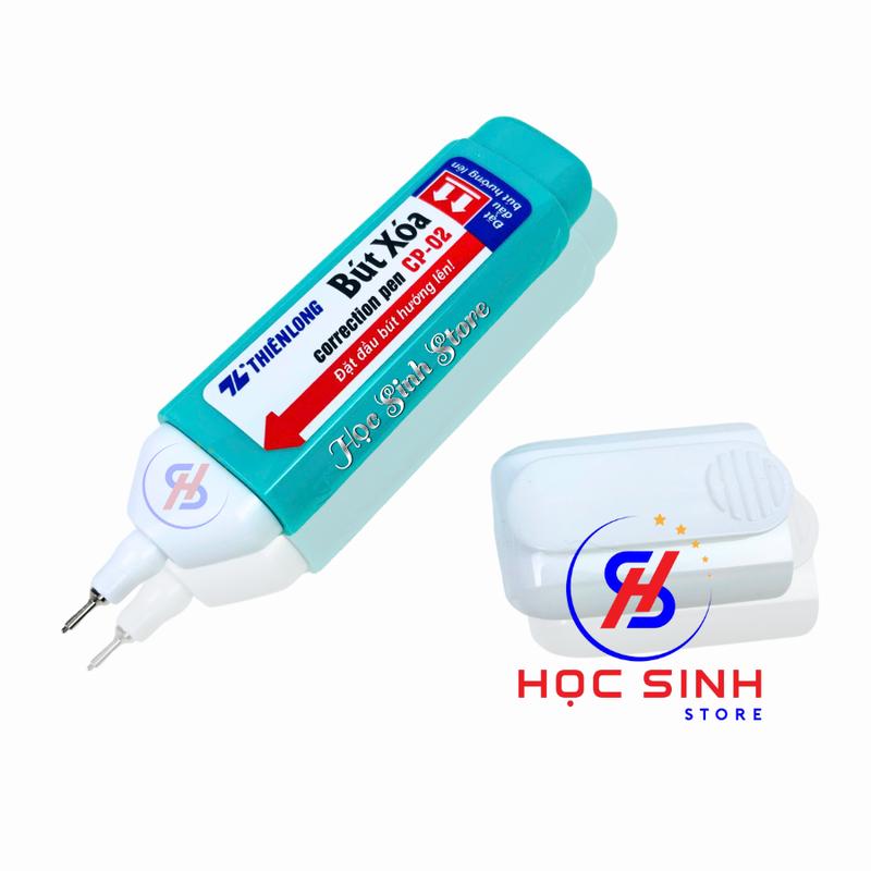 [Chính Hãng] Bút Xóa Nước CP02 Hiệu Thiên Long (1 Cây) Dung Tích 12ml, Độ Phủ Tốt, Nhanh Khô - VPP Happy Kids