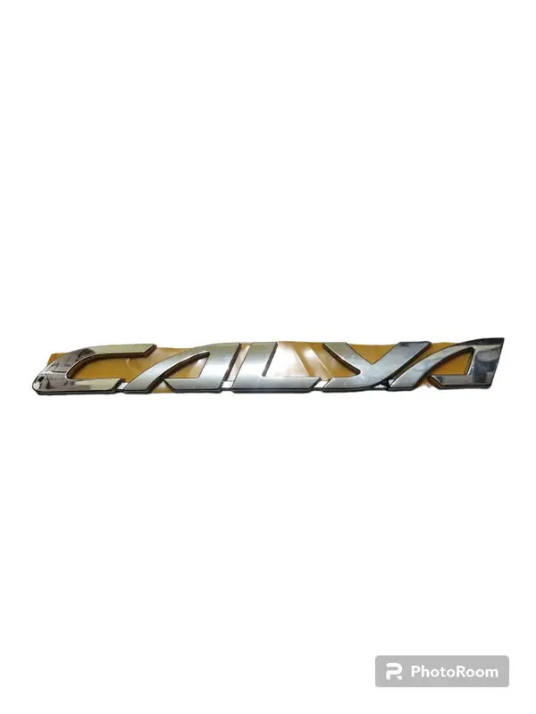 Emblem Logo Tulisan Calya Chroome  Bagasi Belakang Original 2