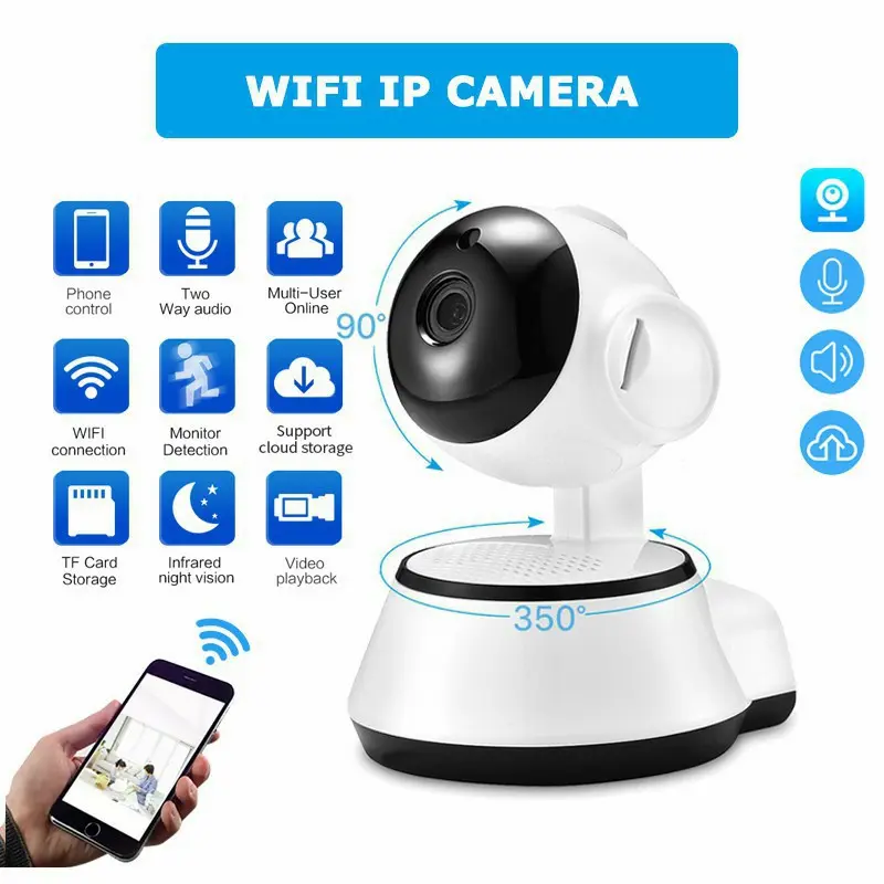Ip camera CCTV smart kamera Q6 V380 Pro Wifi HD 720P - BE