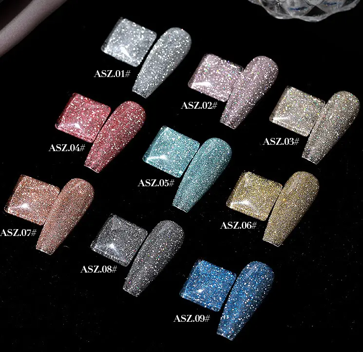 Sơn Gel Nhũ Flash AS Mã AZS 15ml Nữ