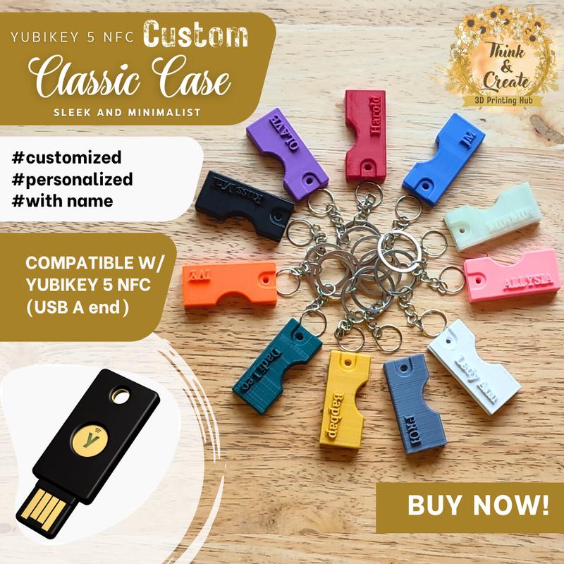 HIGH QUALITY W/ NAME Yubikey Case Holder Protector - TikTok Shop ...