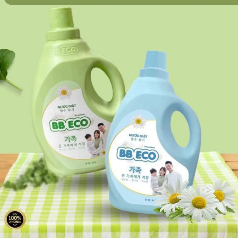 Nước giặt hữu cơ BBEco dịu nhẹ dành cho bé