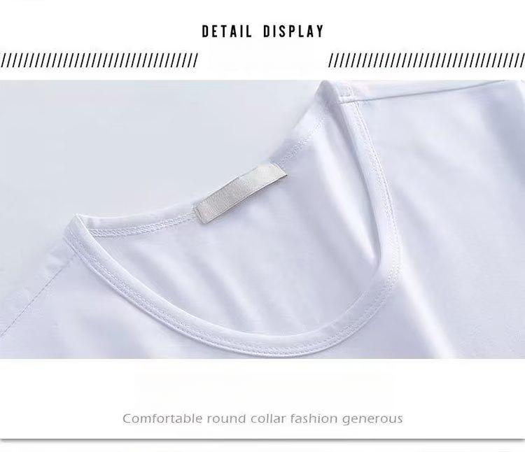 Product Introduction of Men's Short Sleeve T-Shirt Summer Korean Style Slim Fit Thin Solid Color Comfortable Base Shirt 9