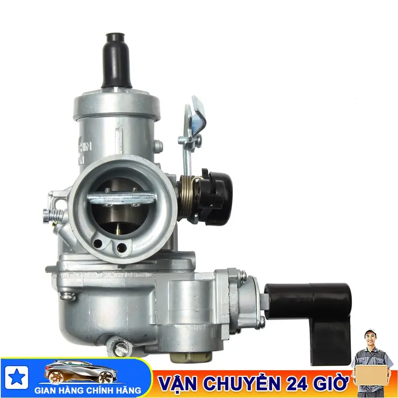 [Bán Chạy] Bộ chế hòa khí WAVE 125, bộ chế hòa khí xe máy, bộ chế hòa khí xe đạp leo núi mini, bình xăng xe máy Honda Keihin Phụ Kiện Phụ Tùng 4