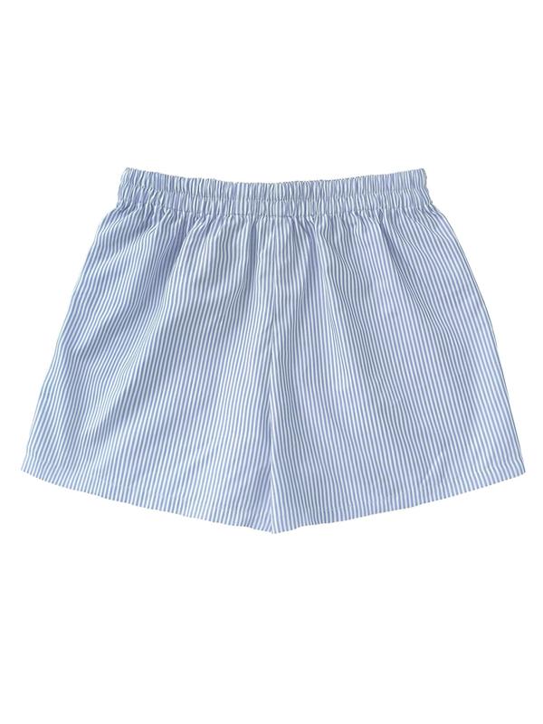 Women's Striped Print Drawstring Waist Wide Leg Shorts, Casual Tie Front Shorts for Beach Vacation Holiday, Ladies Bottoms for All Seasons, Shorts for Women 1