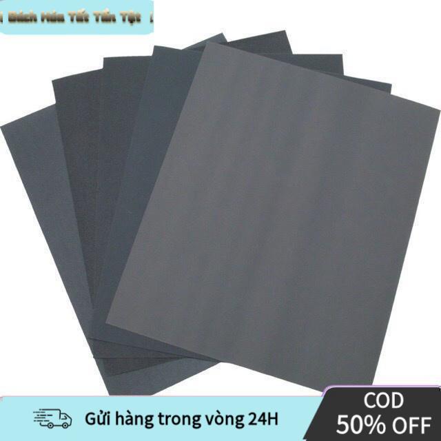 Bộ Giấy Nhám Mịn Đánh Bóng Gỗ, Epoxy - Độ Mịn Cao, Chà Mướt, Siêu Bóng